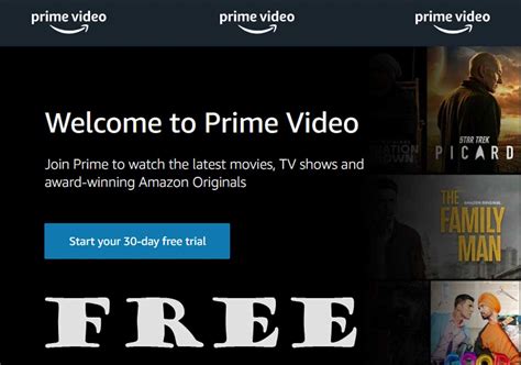 watch prime video free